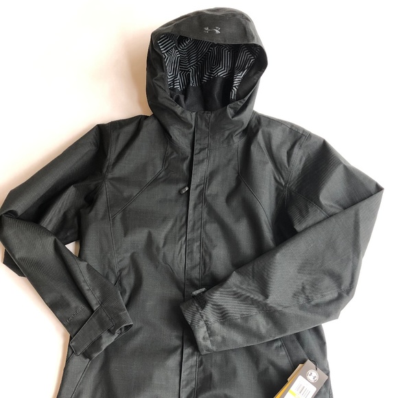 Under Armour Jackets & Blazers - Under Armour Women's Black Rain Jacket - Medium